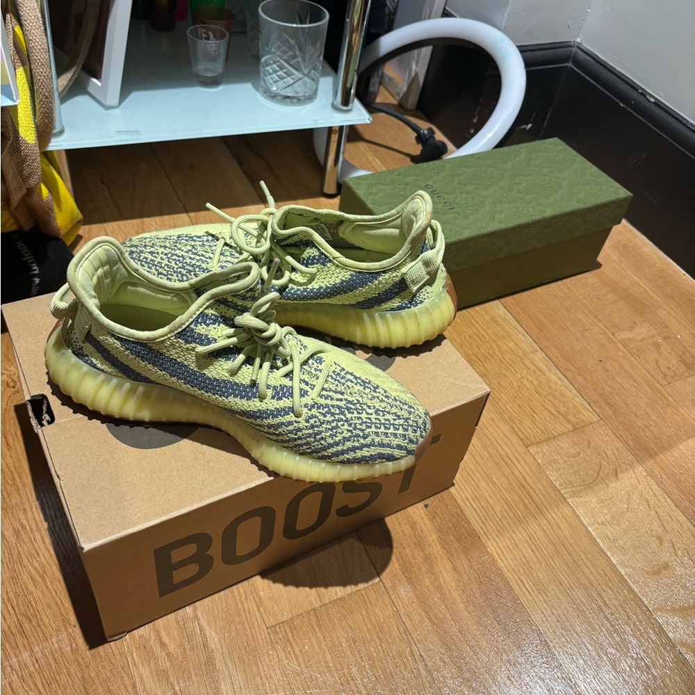 Adidas Yeezy Boost 350 V2 in Yellow and Gray